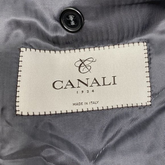 Canali Made In Italy Men's Wool 54 (44US)‎ Grey Blazer Sports Coat - Picture 3 of 4